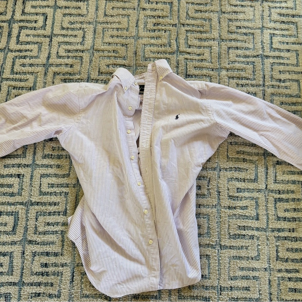 Ralph Lauren Purple Button Down Shirt
